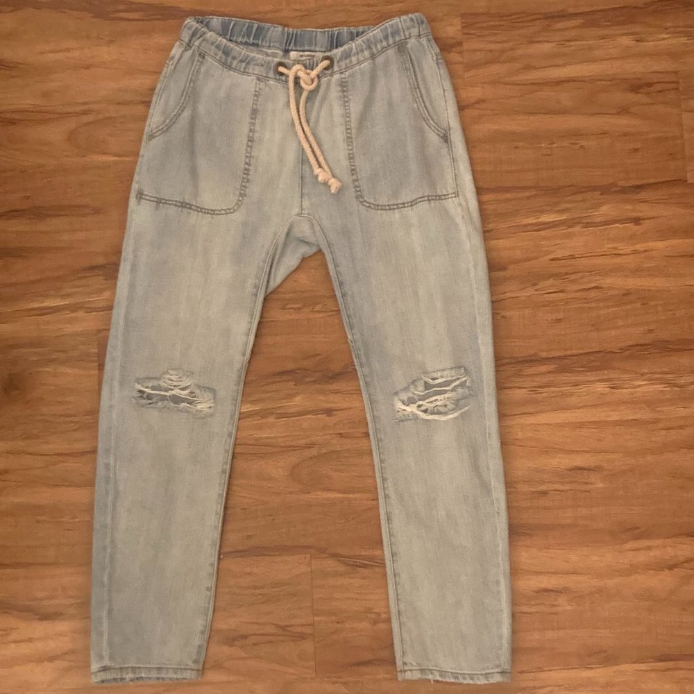 One Teaspoon Shabbies Drawstring Boyfriend Jeans